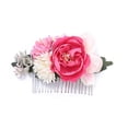 thumbnail image 2 of Eoperou Stunning Bridal Wedding Hair Comb Flower Leaves Decor Hair Clip Girls Handmade Headwear Hair Accessories, 2 of 7