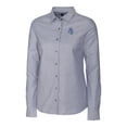thumbnail image 2 of Women's Cutter & Buck Charcoal Hartford Yard Goats Stretch Oxford Long Sleeve Tri-Blend Button-Up Dress Shirt, 2 of 3