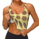 thumbnail image 3 of Fotbe Bohemia Sujetador Deportivo Largo sin Aros para Mujer con Almohadillas y Soporte Medio, Transpirable y Absorbente, Camiseta Tipo Chaleco o Tank Top-X-Large, 3 of 8