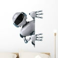 thumbnail image 1 of Robot Et Panneau Blanc Wall Mural by Wallmonkeys Peel and Stick Graphic (24 in H x 20 in W) WM276749, 1 of 4