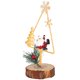thumbnail image 2 of Adorno navideño Sincero Papá Noel Metal Madera Trípode, 2 of 9