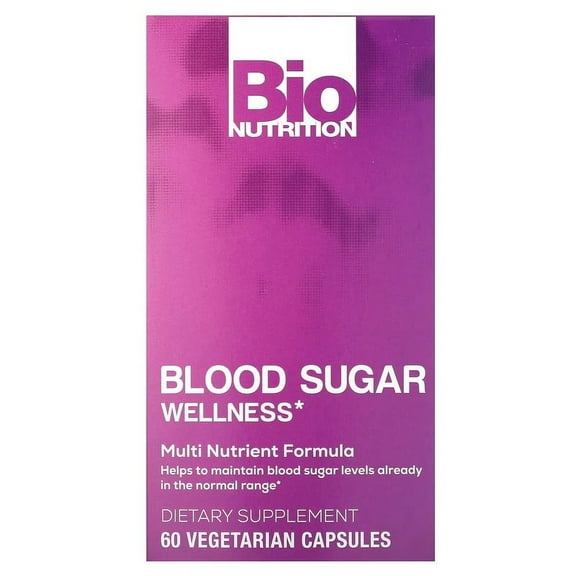 Bio Nutrition Blood Sugar Wellness - 60 Vegan Capsules