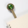 thumbnail image 3 of Tropical jungle palm fronds Lace Bookmark in Antique Bronze: a Gift for Readers and Book Lovers - Book Accessories with Charm, Bookmarks, Book Markers, and Book Marks, 3 of 5
