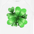 thumbnail image 4 of Inktastic Painted Clover Patch- Shamrocks for St. Patricks Day Boys or Girls Baby Bodysuit, 4 of 5