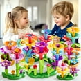 thumbnail image 5 of Lucky Doug Flower Garden Building Toys for Toddler Girls Ages 3-5-8, 81 Pcs Flower Garden Stem Toys, 3 4 5 6 7 8 Years Old Girls Gifts, 5 of 10