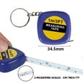 thumbnail image 5 of Portable Mini Keychain Steel Retractable Tape Measure Ruler R1G0, 5 of 6