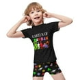 thumbnail image 4 of Garten of Banban Garten of Banban Garten of Banban Boys Two Piece Rash Guard Swimsuits Kids Short Sleeve Swimwear Sets Bathing Suit, 4 of 7