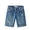 1-Light Blue153, variant on Boys' Distressed Denim Shorts Rolled Soft Casual Summer Streetwear Jeans Pants
