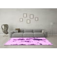 thumbnail image 3 of Ahgly Company Indoor Rectangle Abstract Pink Modern Area Rugs, 7' x 9', 3 of 4
