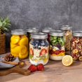 thumbnail image 4 of Wide Mouth Mason Jars, 4 Pack Mason Jars 32 oz for Pickling, Canning, Fermenting and  Storage, Microwave & Dishwasher Safe, 4 of 6