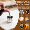 thumbnail image 4 of Tazas de Espresso de Acero Inoxidable - 4 Pack, Doble Pared Aisladas Para Té y Demitasse, 4 of 4
