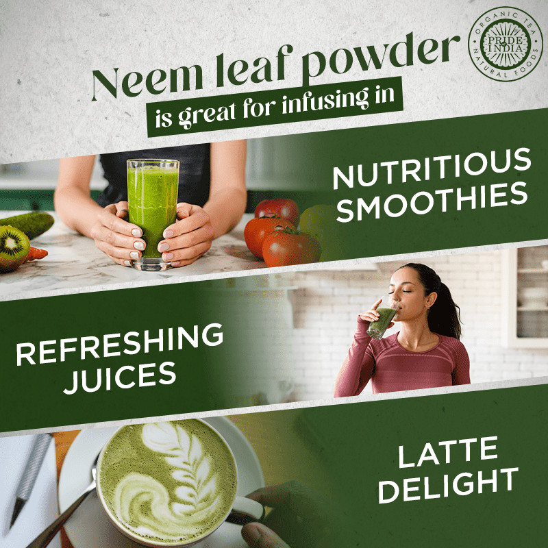 Pride of India Natural Neem Herb Powder, 8 oz