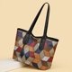thumbnail image 4 of Bolso cruzado de mujer de gran capacidad con empalme de PU de tendencia informal de venta caliente 2024 Nuevo diseño de moda Bolso de mano Bolso de mano para mujer, 4 of 5