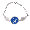 thumbnail image 1 of Cuadro de metales alcalinoterreos quimica elementos período estroncio SR Pulsera pulsera pulsera alas de ángel pulsera, 1 of 3