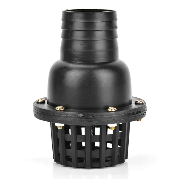 Black PVC Detachable Check Valve, Foot Valve, For Water Pump Fluid
