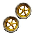 thumbnail image 3 of Colaxi 1 Paire de Roues de Draisienne de Rechange Accessoires de Cyclisme Légers Absorption des Chocs Réduction du Bruit Roues Stabilisatrices Antidérapantes Jaune, 3 of 8