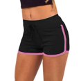 thumbnail image 1 of CNKOO Fast Drying Drawstring Women Shorts Casual Color Block Elastic Waist Short Pants, 1 of 6