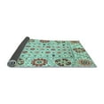thumbnail image 2 of Ahgly Company Indoor Rectangle Abstract Light Blue Modern Area Rugs, 7' x 10', 2 of 4