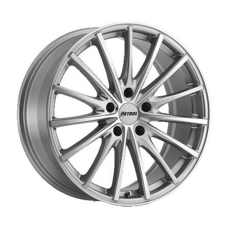 Petrol P3A 19X8 5X114.3 40Et 72.1Cb Silver W/ Machined Cut Face Wheel