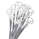 thumbnail image 2 of 200 Popotes Porta para Globo Burbuja Luz Led 18" en adelante C/Base, 2 of 7