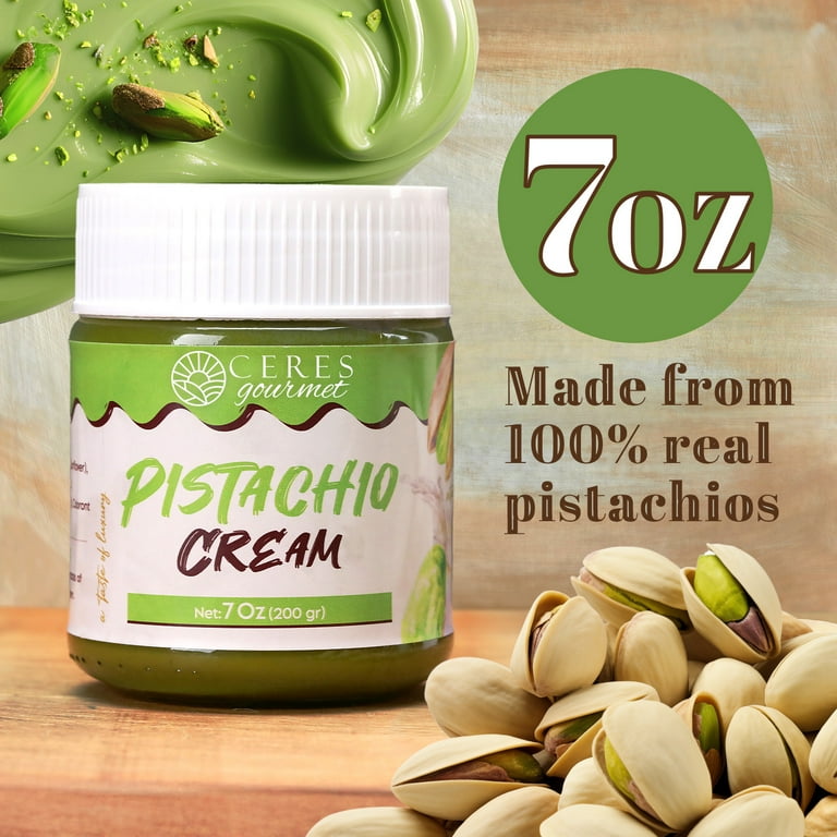 Ceres Gourmet Spreadable Pistachio Cream, Sweet Pistachio Filling