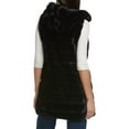 thumbnail image 2 of Via Spiga Womens Long Casual Vest, M, Black, Polyester, 2 of 3