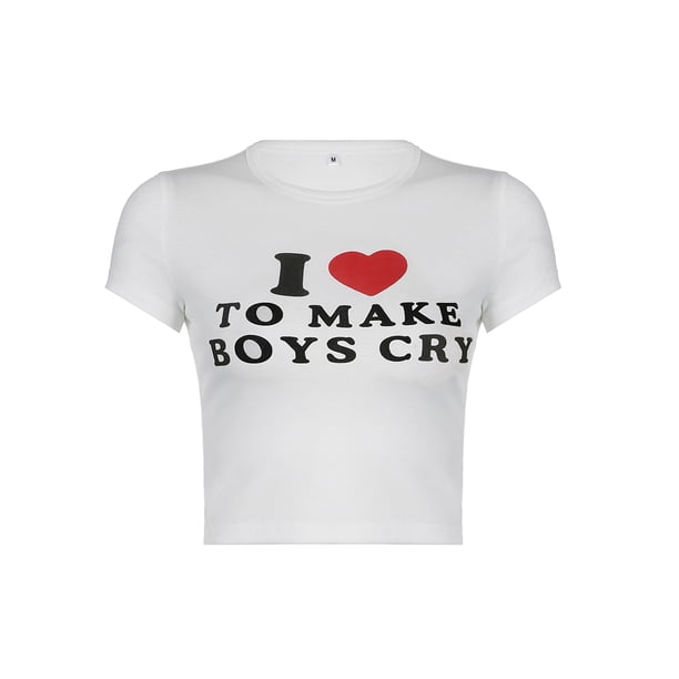 VISgogo - Camiseta de manga corta para mujer, cuello redondo, manga corta, estampado de letras, ajustada, para damas jóvenes VISgogo moda