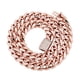 thumbnail image 2 of Collar para mujer, joyería para mujer, joyería para mujer, collar de cadena de eslabones cubanos de Miami para hombre, cadena cubana de 12 mm con puntas, 18 pulgadas de largo, joyería de hip hop., 2 of 5