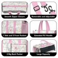 thumbnail image 3 of Teacher Tote Bag,Pioneer Flower Floral Print Pattern Teacher Utility Tote Bag,Large Work Tote Bags for Women with Multiple Pockets,Top Zipper Closure,13.8x10.6x6.7 Inch, 3 of 5