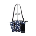 thumbnail image 4 of Lsque Angry Shark Pattern Leather Rivet Shoulder Bag – Elegant Genuine Leather & Microfiber PU Crossbody with Detachable Adjustable Strap, 4 of 5