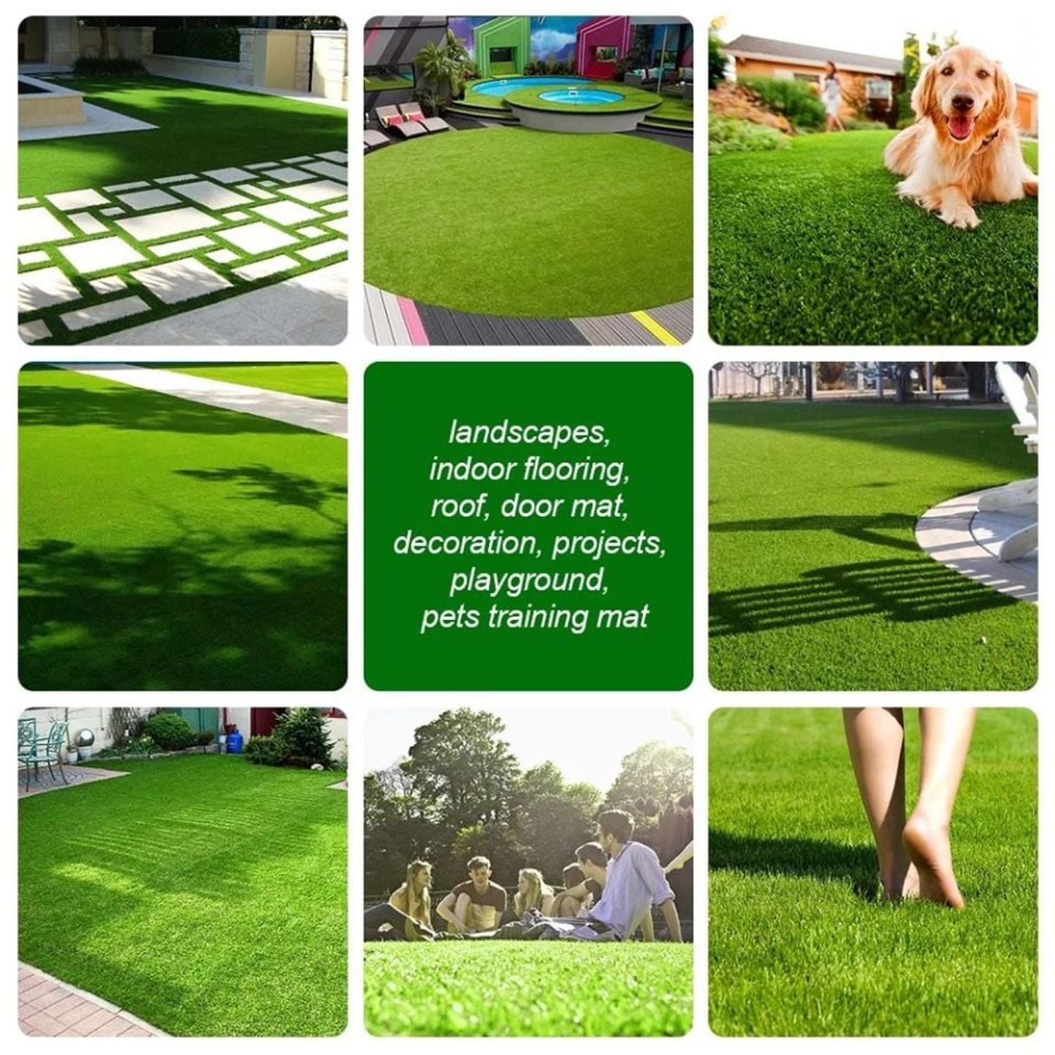 33" X 45" Pet SyntheticTurf Artificial Lawn Landscape Grass Pets Outdoor Patio 