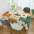 thumbnail image 2 of Yayeee Tablecloths 54" x 54" Rectangle Wrinkle Resistant Party Table Cover, Black Cats Reading, 2 of 8
