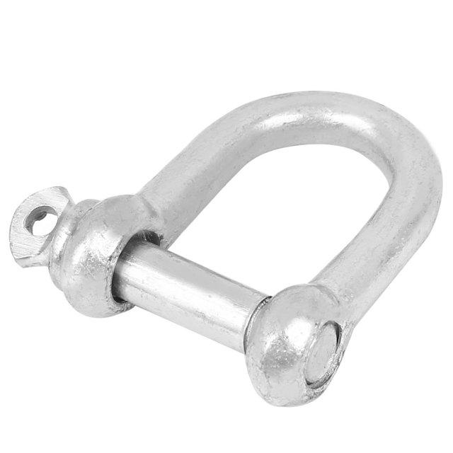Unique Bargains M12 Vis en Acier Inoxydable Goupille D Anneau Boucle Attache de Câble Métallique Ton Argent