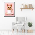 thumbnail image 4 of Cuadros Decorativos Kit de imagen de bricolaje de diamantes de imitación de resina redonda completa de pintura de perro pequeño en taza Ndcxsfigh Nuevos Originales, 4 of 8