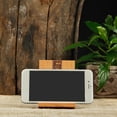 thumbnail image 4 of TEHAUX 1Pack Desktop Tablet Holder Wood Retro Style for All Users in Bedroom Use, 4 of 8