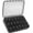 Pure Black, variant on Weekly Pill Organizer 3 Times a Day, Travel Pill Box Case 7 Day, Large Medication Container for Daily Vitamin and Medicine, with Portable Compartments