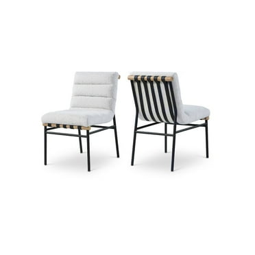 Meridian Furniture Burke Cream Dining Chair (Set of 2)