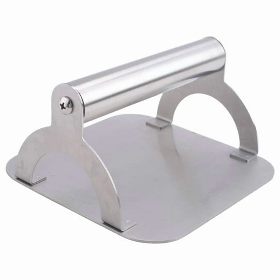 Kitchen Stainless Steel Steak Weight/Bacon with Handle, Heavy-Weight Grill Commercial Grade Burger