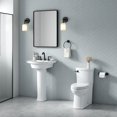 thumbnail image 2 of American Standard Estate Two-Piece Skirted Toilet 240Aa704 - 1.28 Gpf, Chair Height, White, 2 of 2