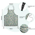 thumbnail image 7 of Gray Christmas Tree Pattern Kids Aprons for Girls and Boys,Adjustable Neck Strap Toddler Aprons for Kids Cooking Baking, 7 of 7