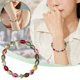 thumbnail image 3 of Pulsera con piedras preciosas Cristales que aumentan la energía para el bienestar ¡Una opción elegante y significativa!, 3 of 8