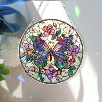 sruoe Suncatchers Windows Hanging, Indoor Outdoor Sun Catchers Ornaments, Sunlight Catcher, Colorful Acrylic Window Hanging Decoration for Garden Wall Hang Decor