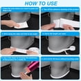 thumbnail image 6 of Uxcell Caulk Tape, Self Adhesive Sealing Tapes Waterproof Toilet Tub Caulk Sealant Strip Sealing Trim White 1.5" x 10.5 Ft, 6 of 7