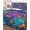 Orange, Purple, Blue, variant on Quilts Queen Size Bedding Set, Clownfish Coastal Reversible Summer Quilt 3 Pieces, Nautical Ocean Sea Anemones Coral Lightweight Bedspreads Coverlets with 2 Pillow Shams for All Seasons