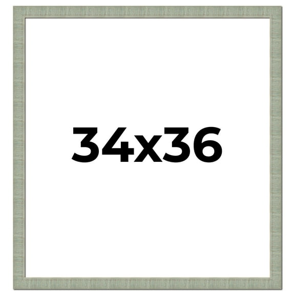 34x36 Frame Green Desert Pear Solid Wood Picture Frame | 1.625 Inch Moulding Width | Interior Frame