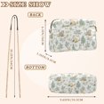thumbnail image 4 of FORMRS Women Crossbody Purse with Chain Strap Vegan Leather Shoulder Handbag, Watercolor Forest Pattern, 4 of 7
