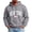 Gray, variant on qafoshin Men's Letter-Print Athletic Hoodie, Fall Classic Long-Sleeve Drawstring Hooded Graphic Sweatshirt