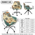 thumbnail image 7 of Xixirimido Mandala Bohemian Floral Pattern Office Chair Covers Computer Stretch Accent Dining Chair Covers Swivel Desk Chair Armrest Slipcover for Mid-Back Rotating Chairs, 7 of 7
