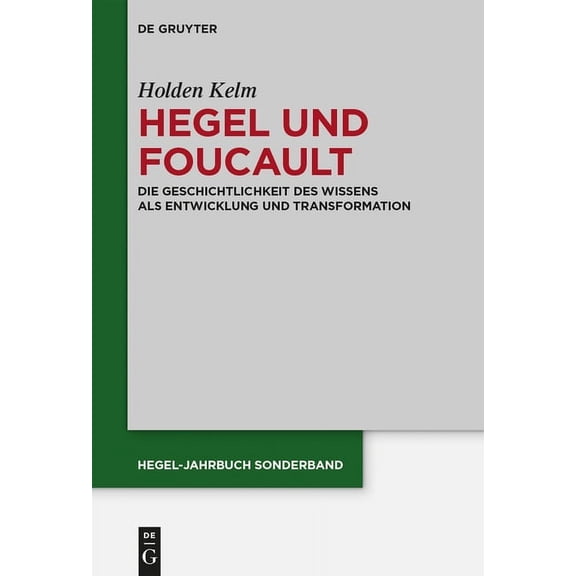 Hegel-Jahrbuch Sonderband Hegel und Foucault, Book 5, (Hardcover)