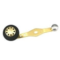 thumbnail image 4 of koolsoo Metal Fishing Reel Handle W/EVA Knob Replacement Parts For Fishing - Golden,, 4 of 9